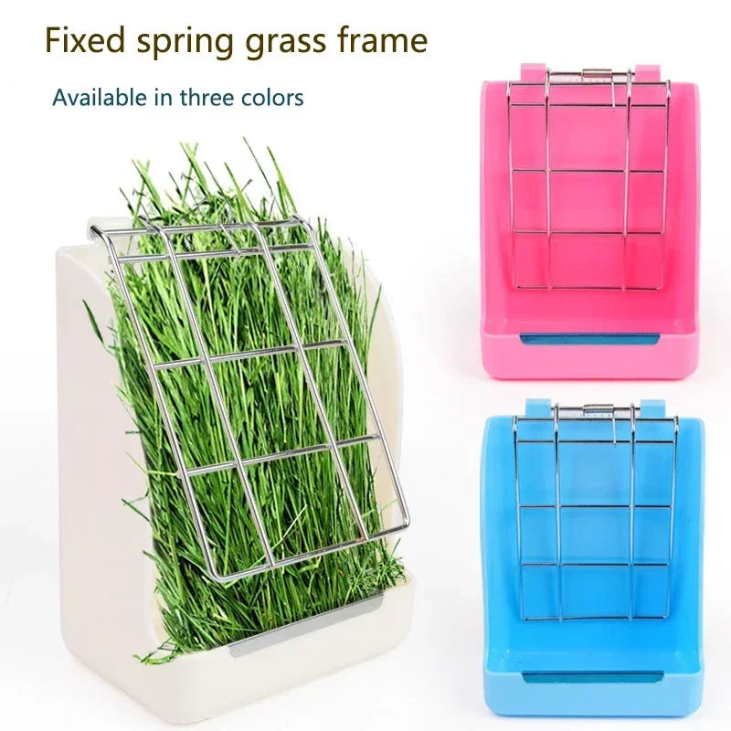 Hay Feeding Dispenser Container For Rabbit Guinea Pig Small Animals