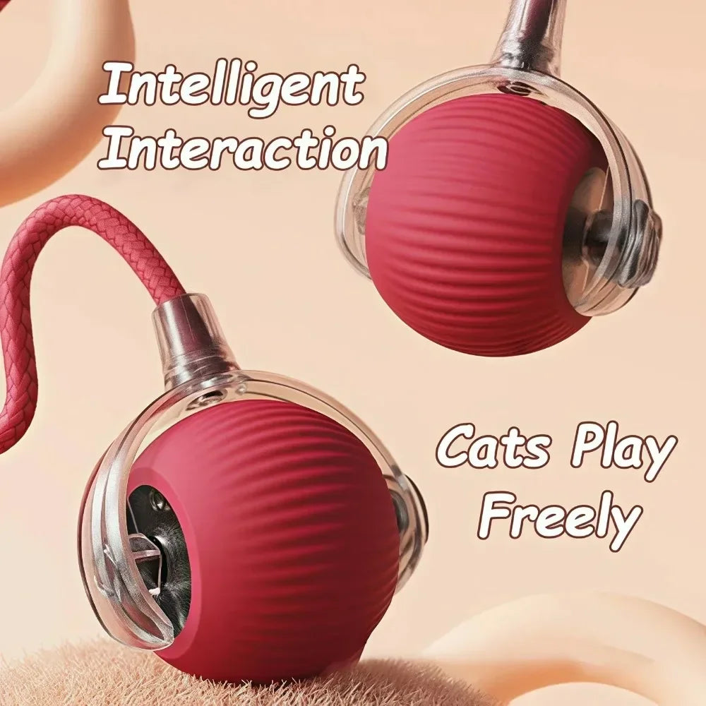 Cat Interactive Ball Toy Automatic Rolling Rechargeable
