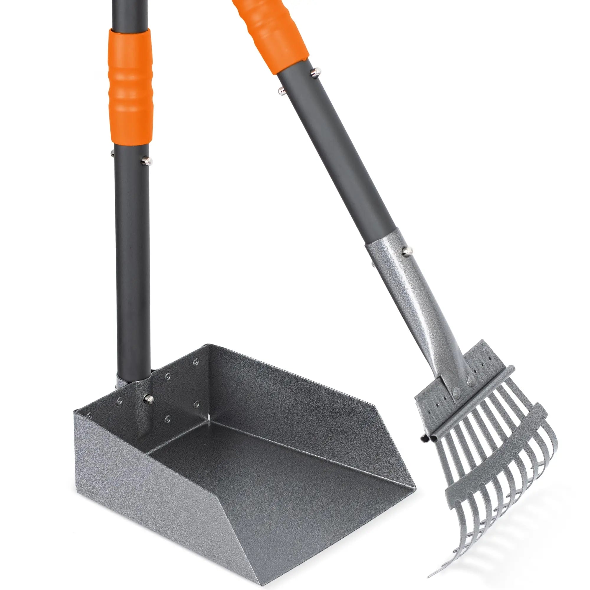 Dog Poop Tray and Rake Set