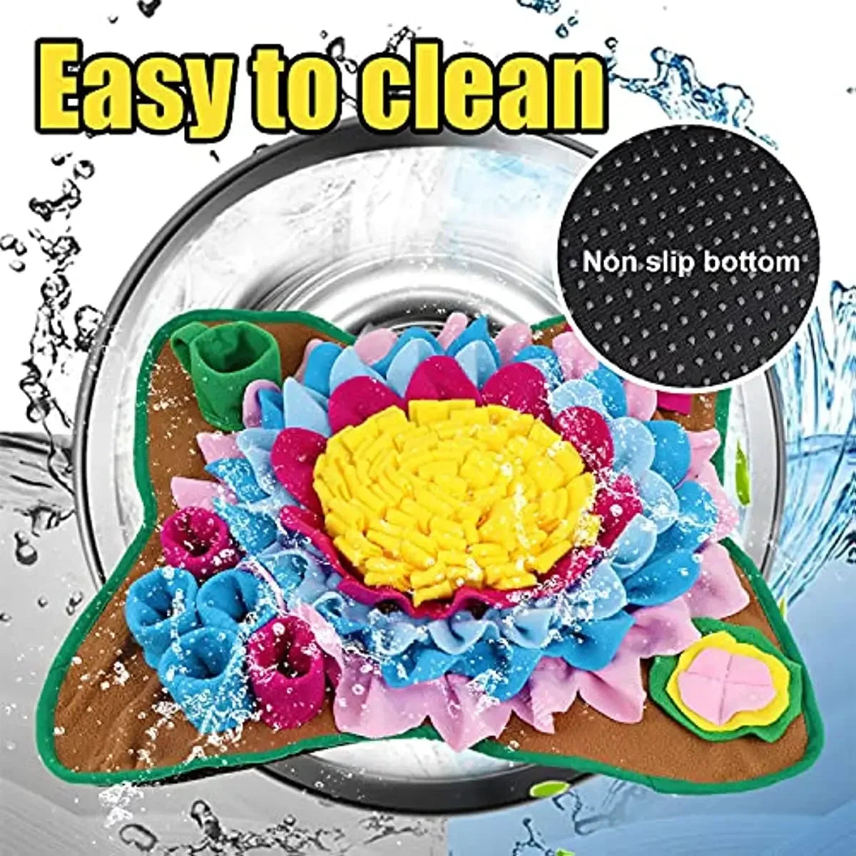 Snuffle Mat Pet Leak Food Anti Choking Mat Training Blanket Nose Work Toy Pet Slowing Feeding