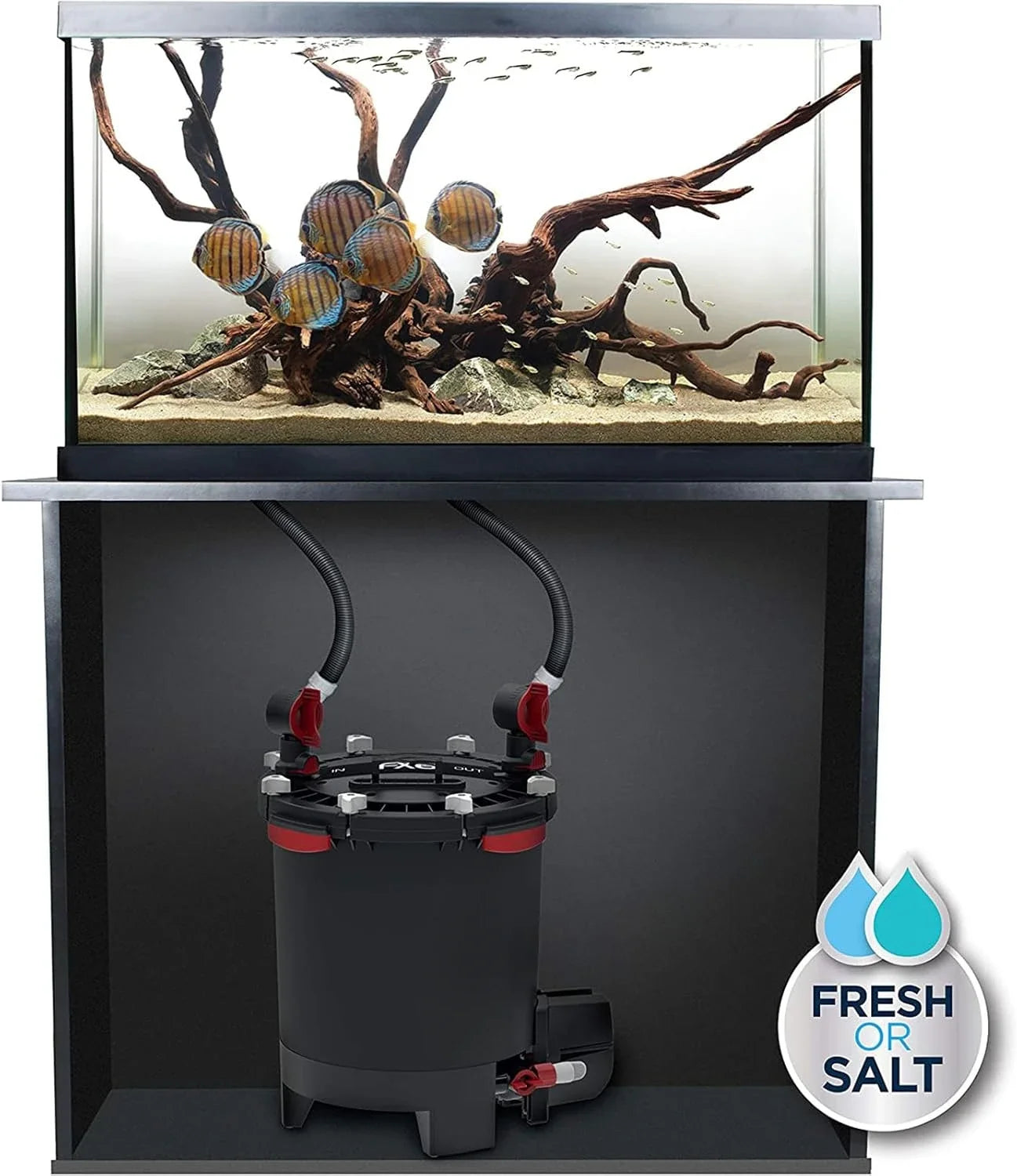 NEW FX6 High Performance Canister Filter for Aquariums up to 400 Gal.