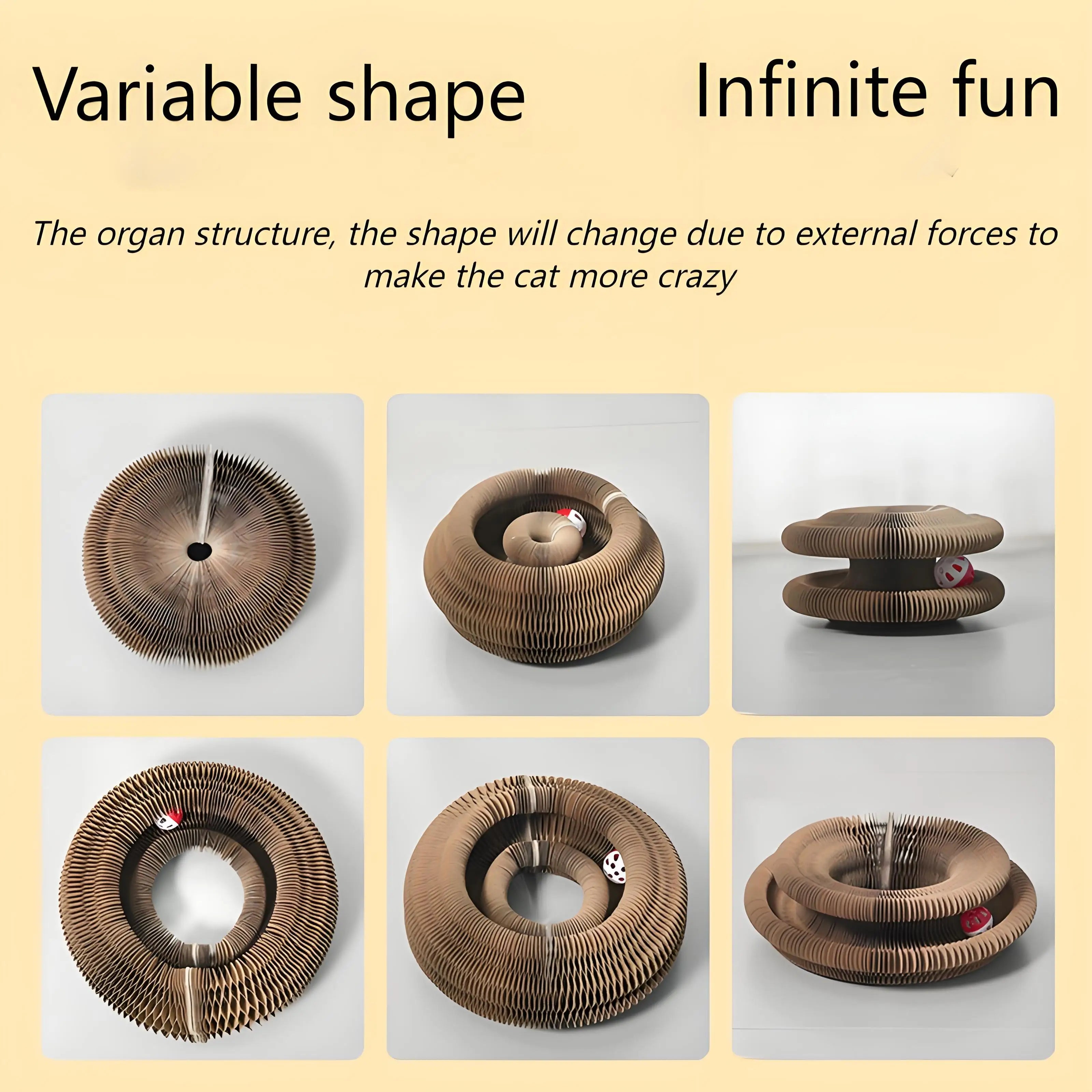 Cat Scratching Board with Bell