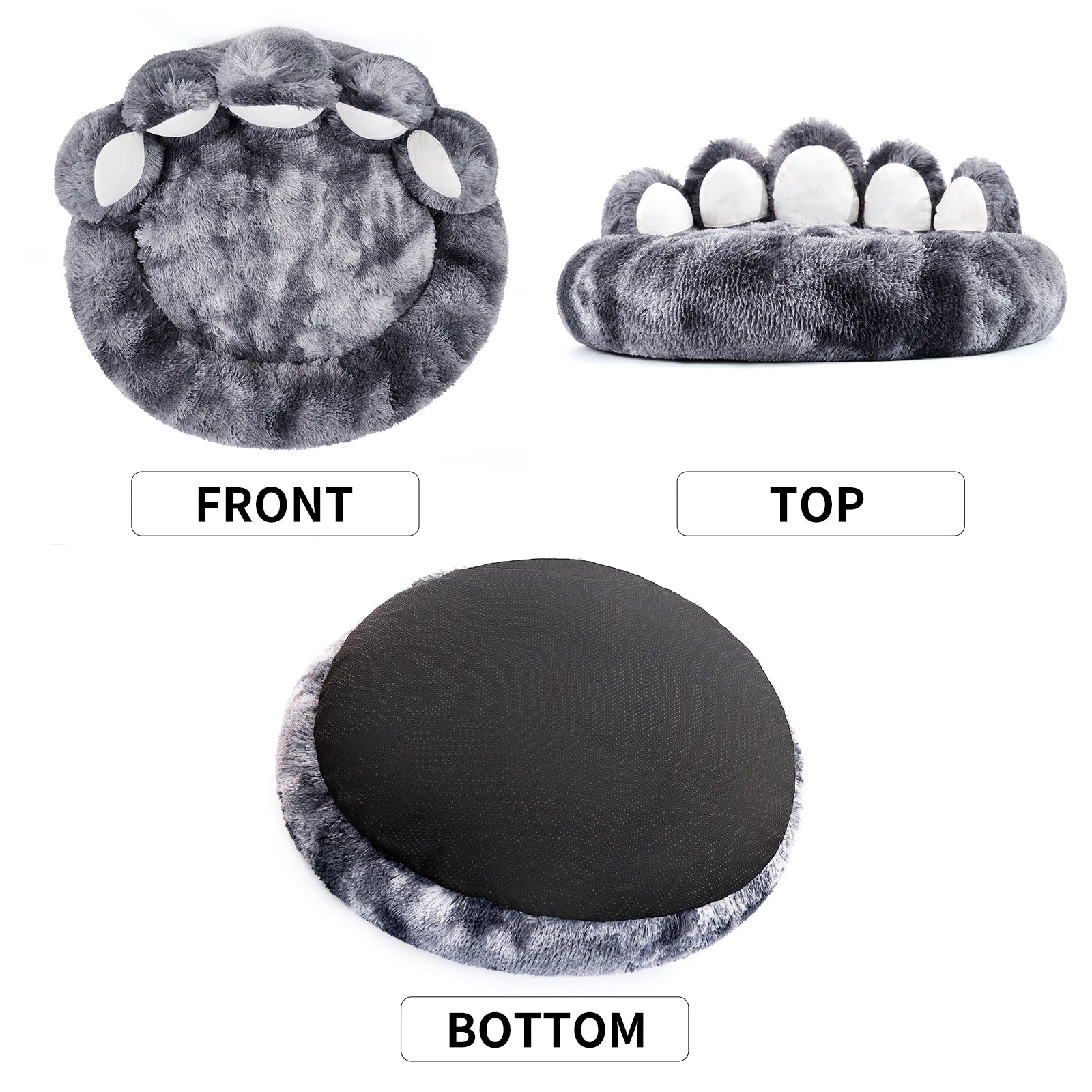 Cozy Comfy Dog Bed Paw Shape