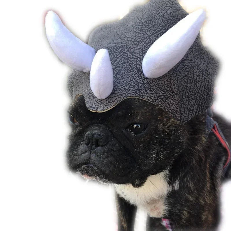 Triceratops Dinosaur Costume Hats For Cats and For Dogs