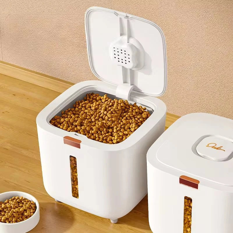 large storage barrel food sealed moisture-proof cat food and dog food
