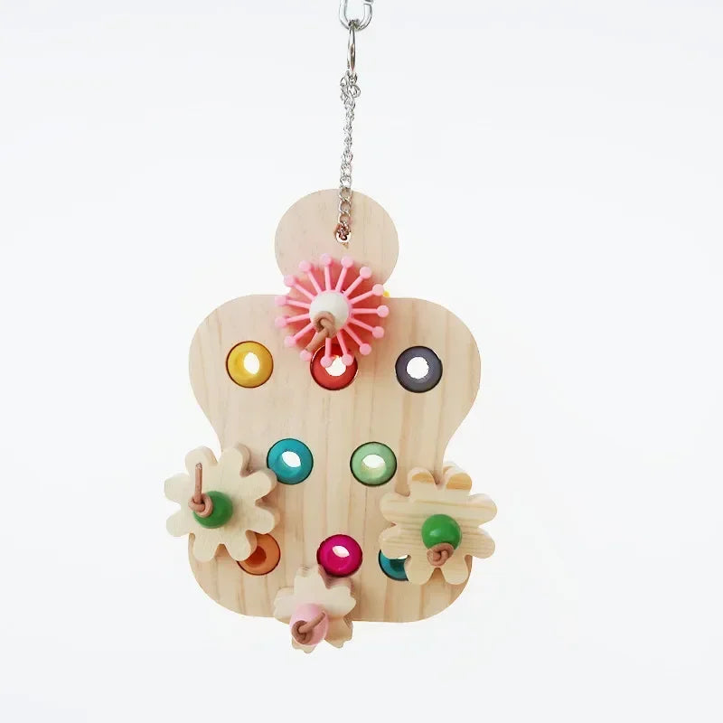 Parrot Chew Toy Interactive Educational Trainer