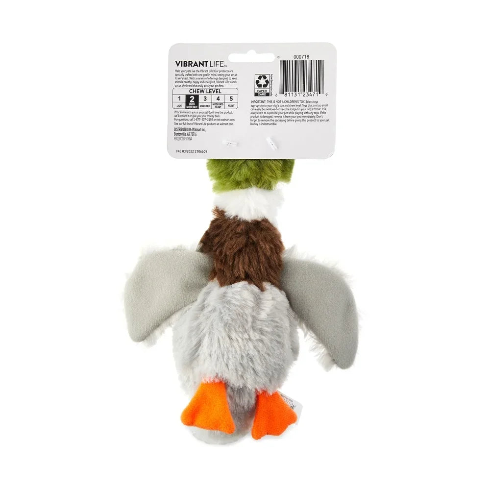 3 Pack Squeaky Mallard Duck Dog Toy