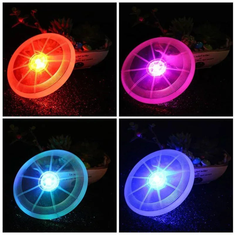 dog toy LED luminous flying disk dog chew toys