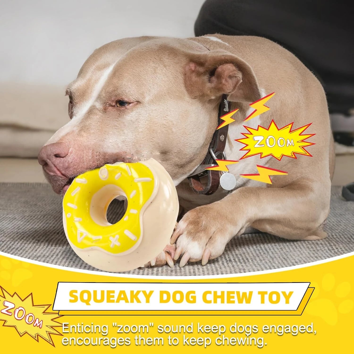 milk-flavored dog toy for aggressive chewers