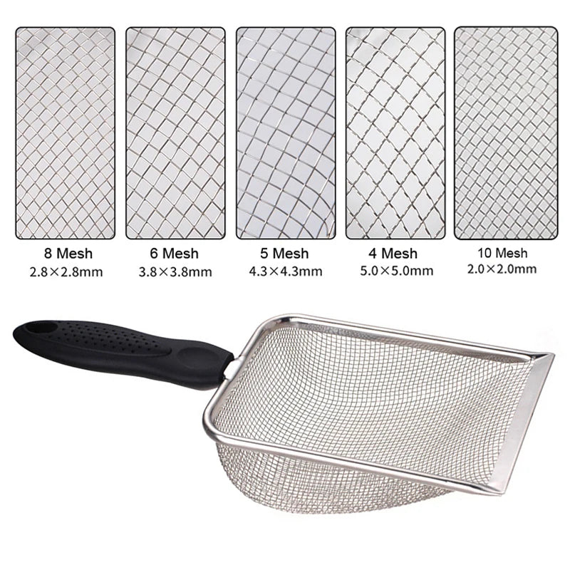 Mesh Screen Fecal Spoon