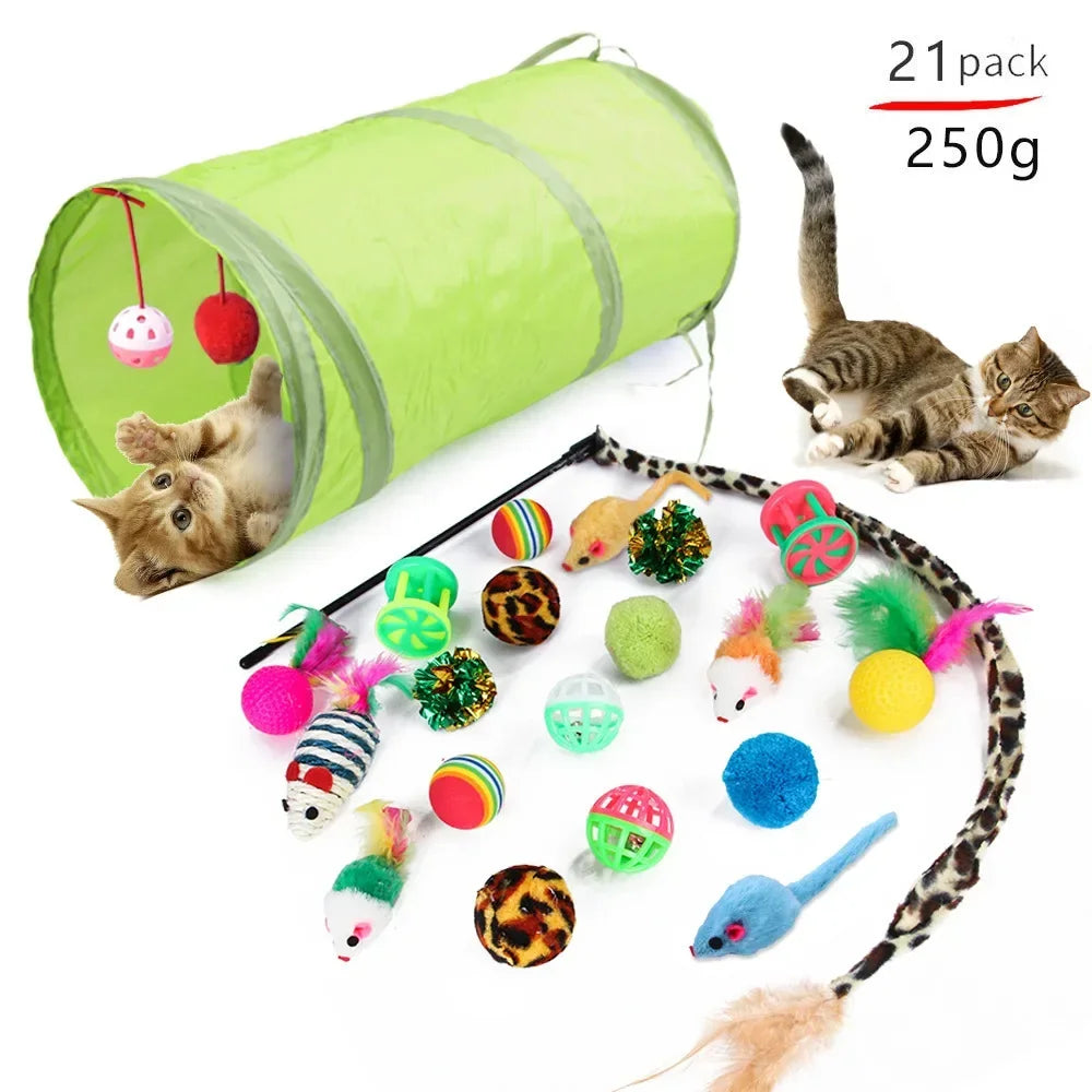 Variety Cat Toy Combination Set