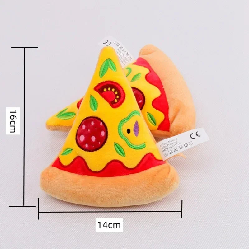 plush pizza resistant to chewing and molar training