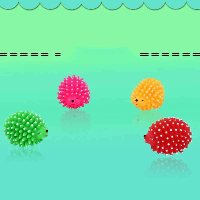 Hedgehog Soft Squeaky Dog Ball