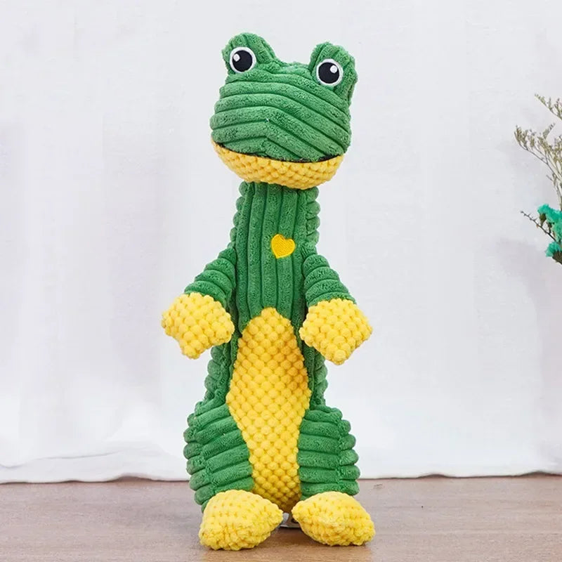 Squeaky Pet Toys for Medium Large Dogs Plush Puppy