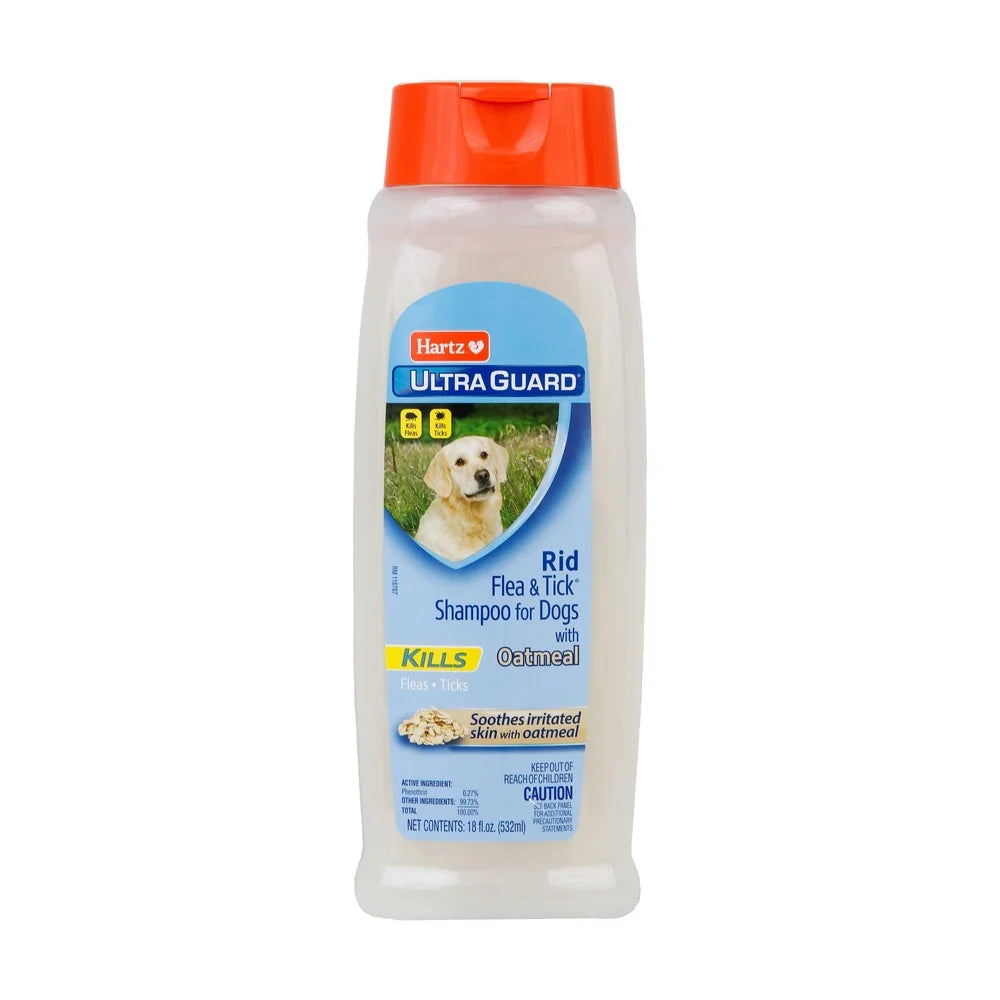 UltraGuard Flea Tick Oatmeal Shampoo Dogs 3 Pack 18oz Cleansing Formula