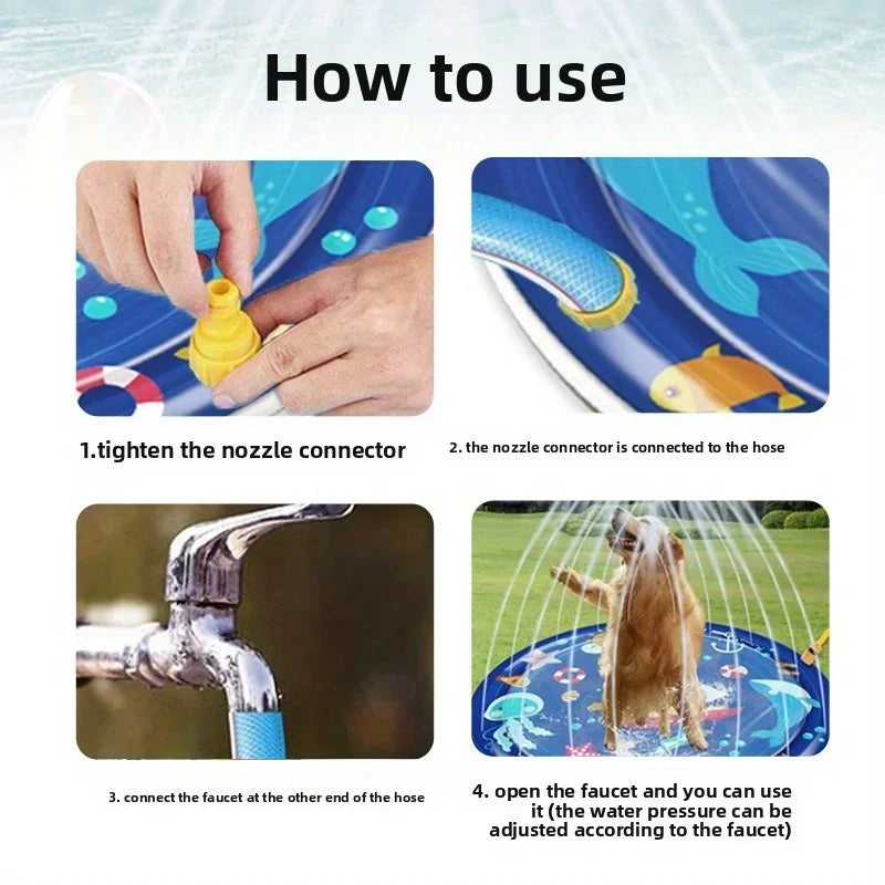 100cm outdoor Swimming Pool Inflatable Water Sprinkler