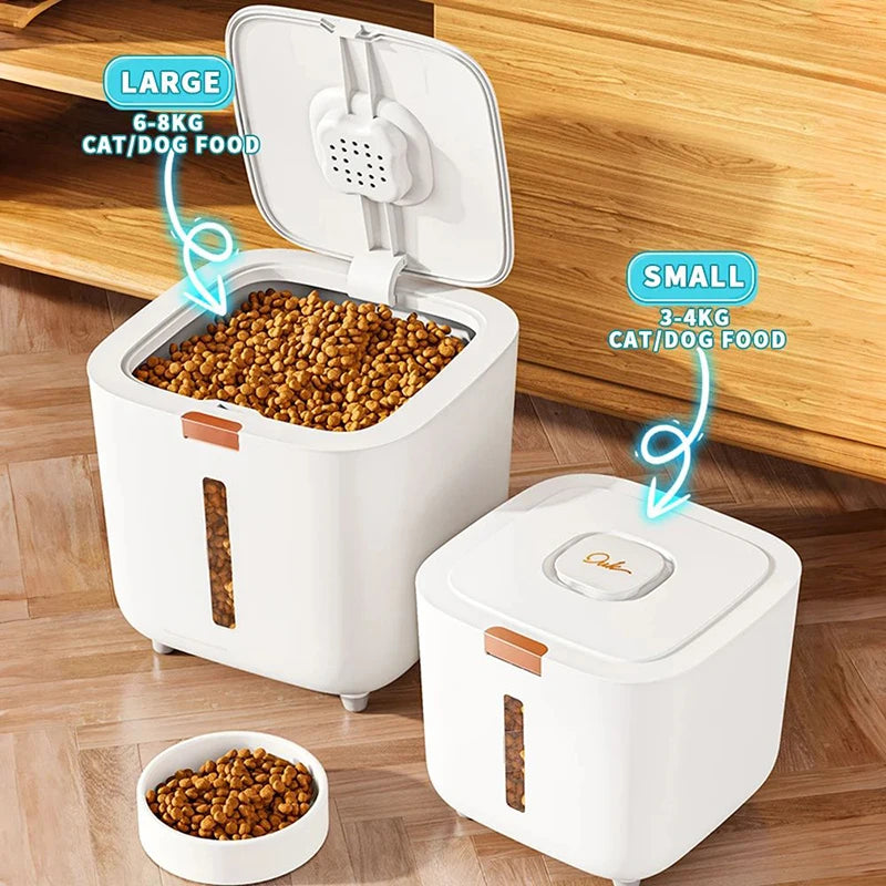 large storage barrel food sealed moisture-proof cat food and dog food