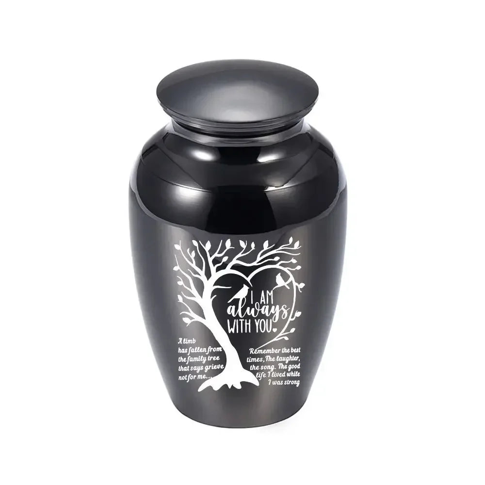 Pet family ashes cremation jar Pet ashes box Life tree ashes jar