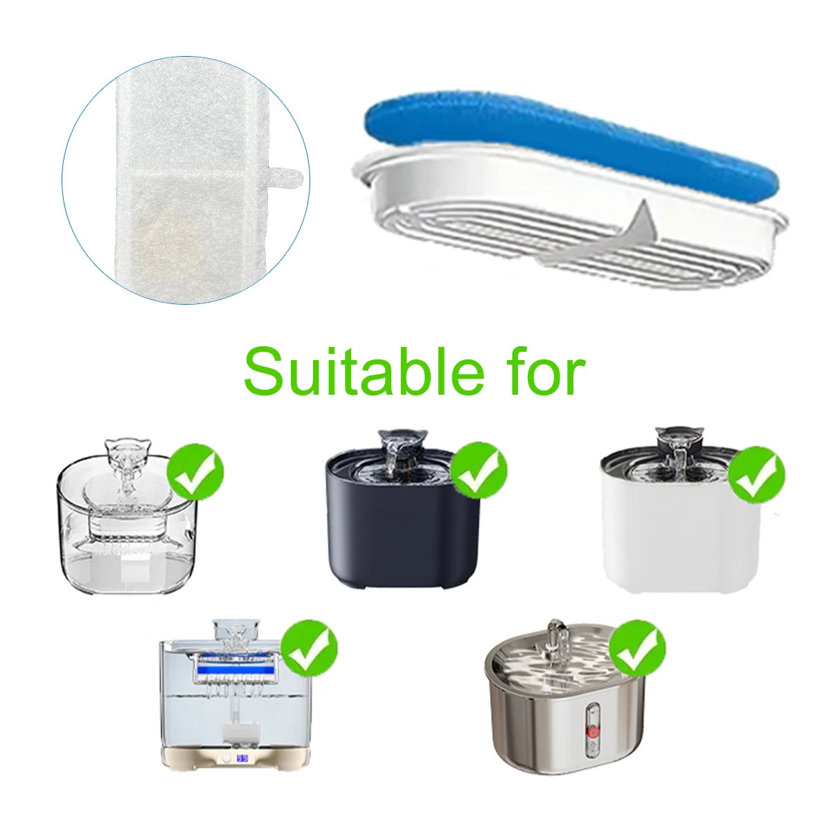 Replacement Filters for Cat Water Fountain