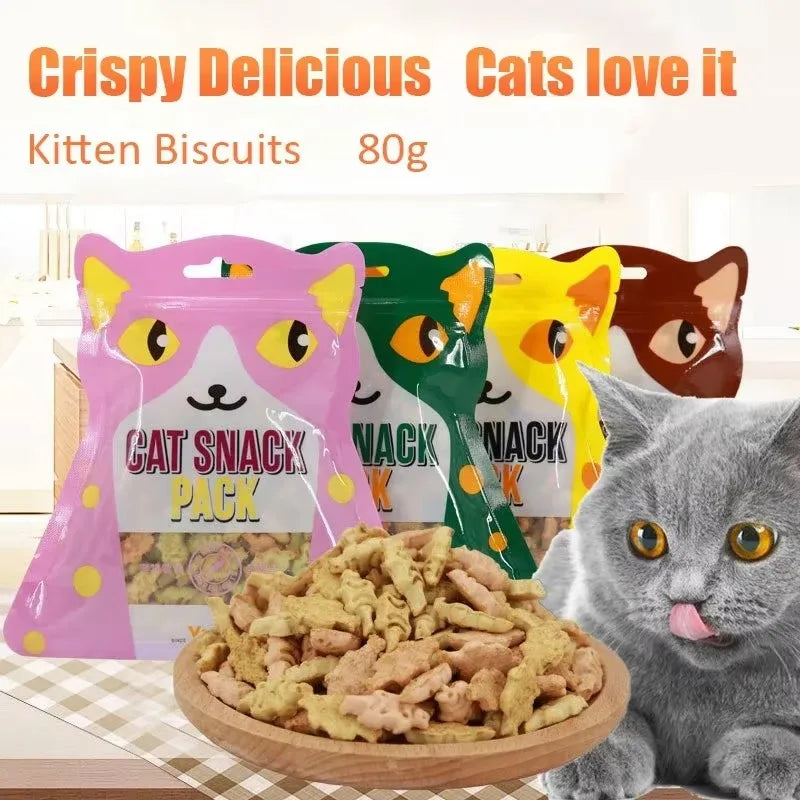 Cat Biscuits Salmon Snacks Chicken Tuna Snacks