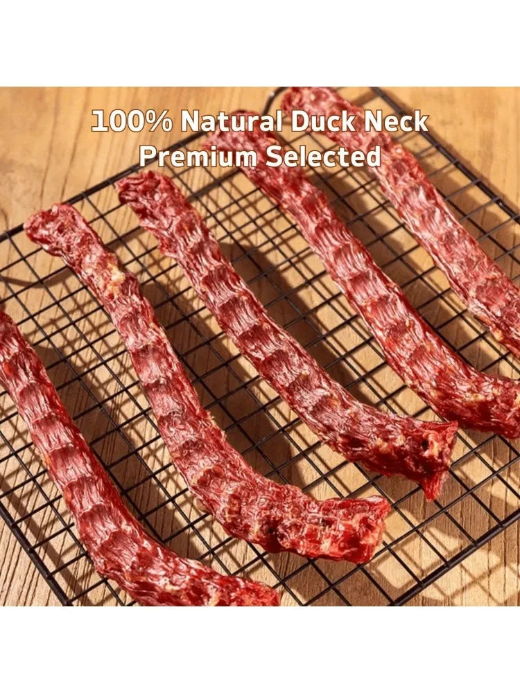 (3 Count x50g/1.76oz)Duck Necks, All Natural Ingredients, Natural Dog Treats, Healthy, Easily Digestible