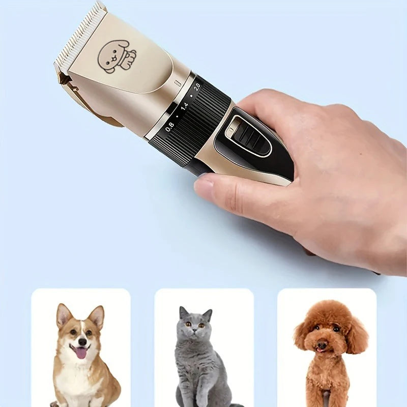 Pet Hair Trimmer Kit Electric Precision Clippers