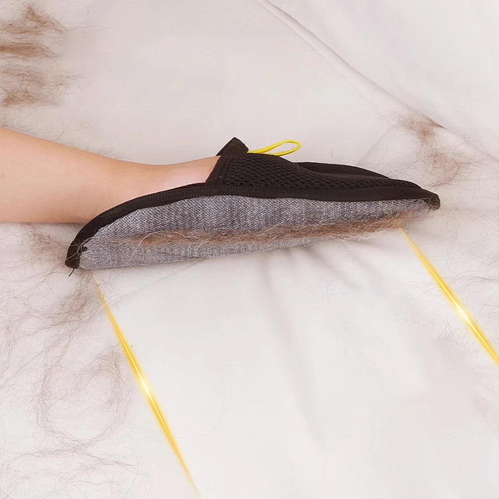 Pet Hair Remover Mitt for Dog Cat Rabbit with Long/Short/Curly Hair
