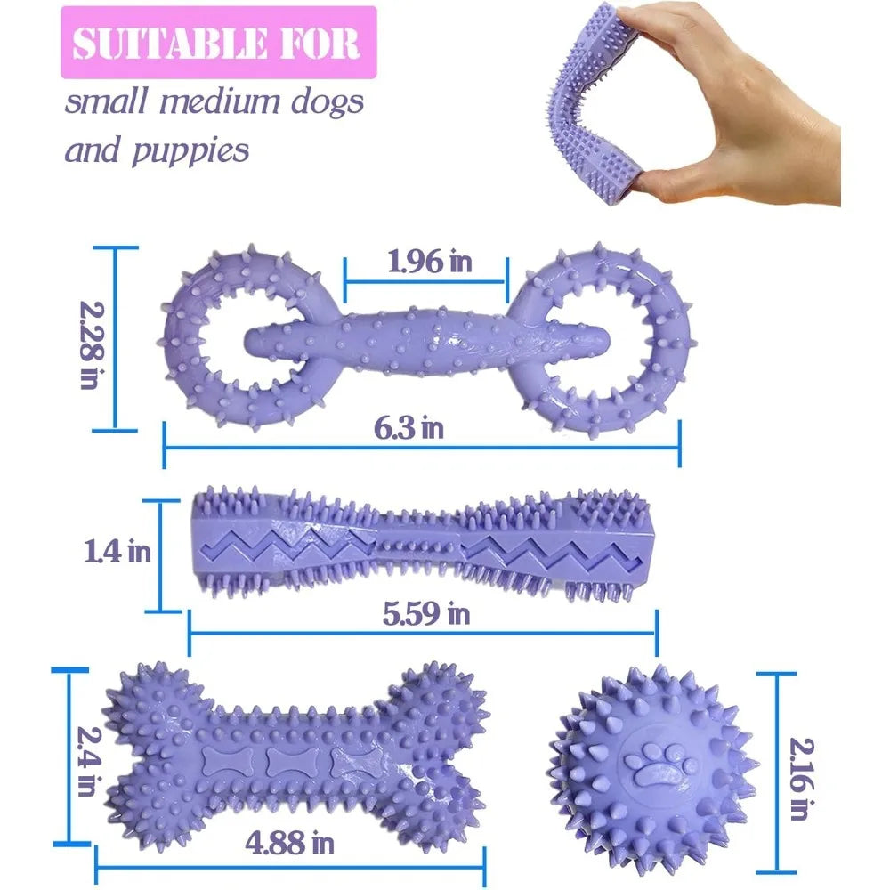 Dog Chew Toy for Small Puppies Teething Toys for Cleaning Teeth