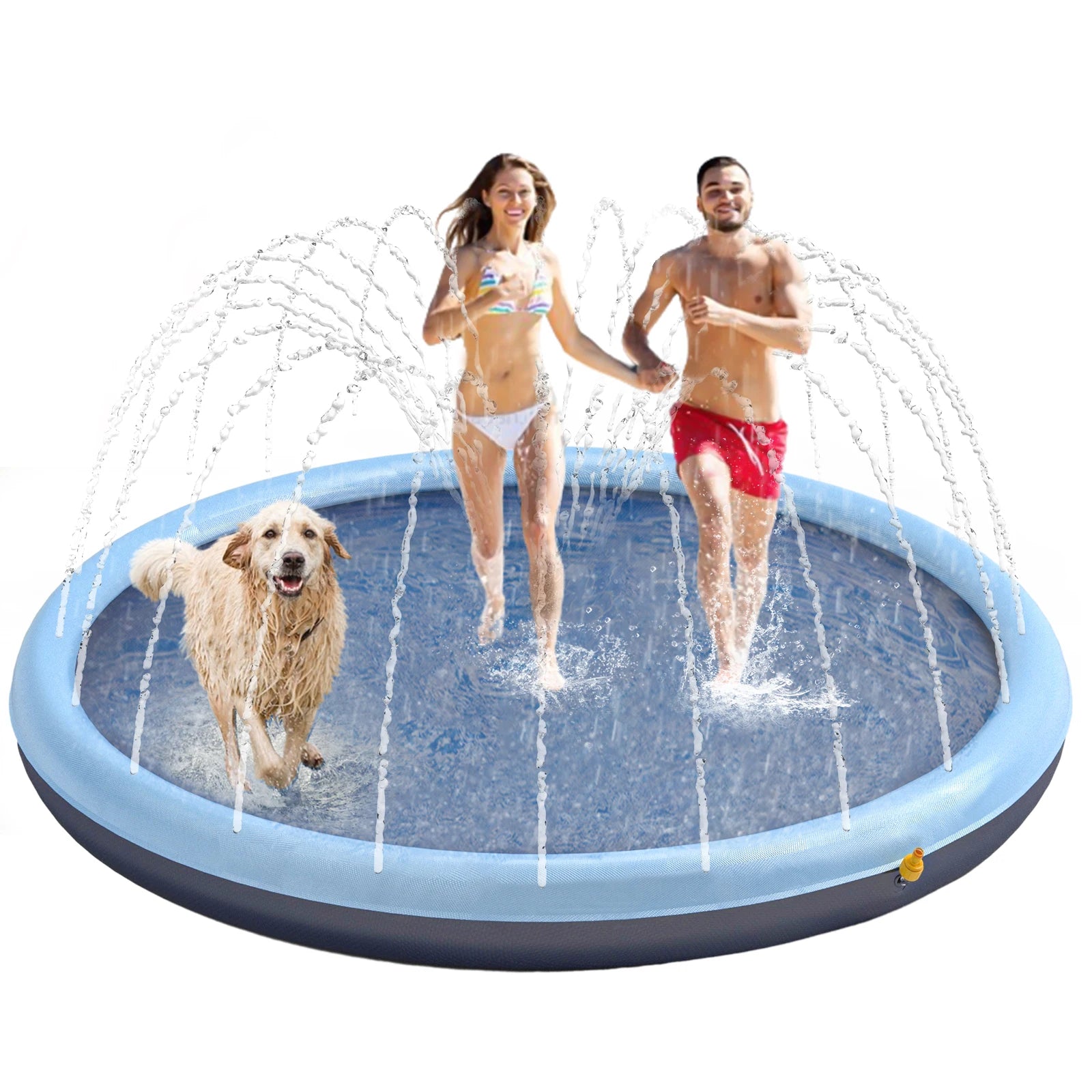 Sprinkler Pool for Dogs Outdoor Play