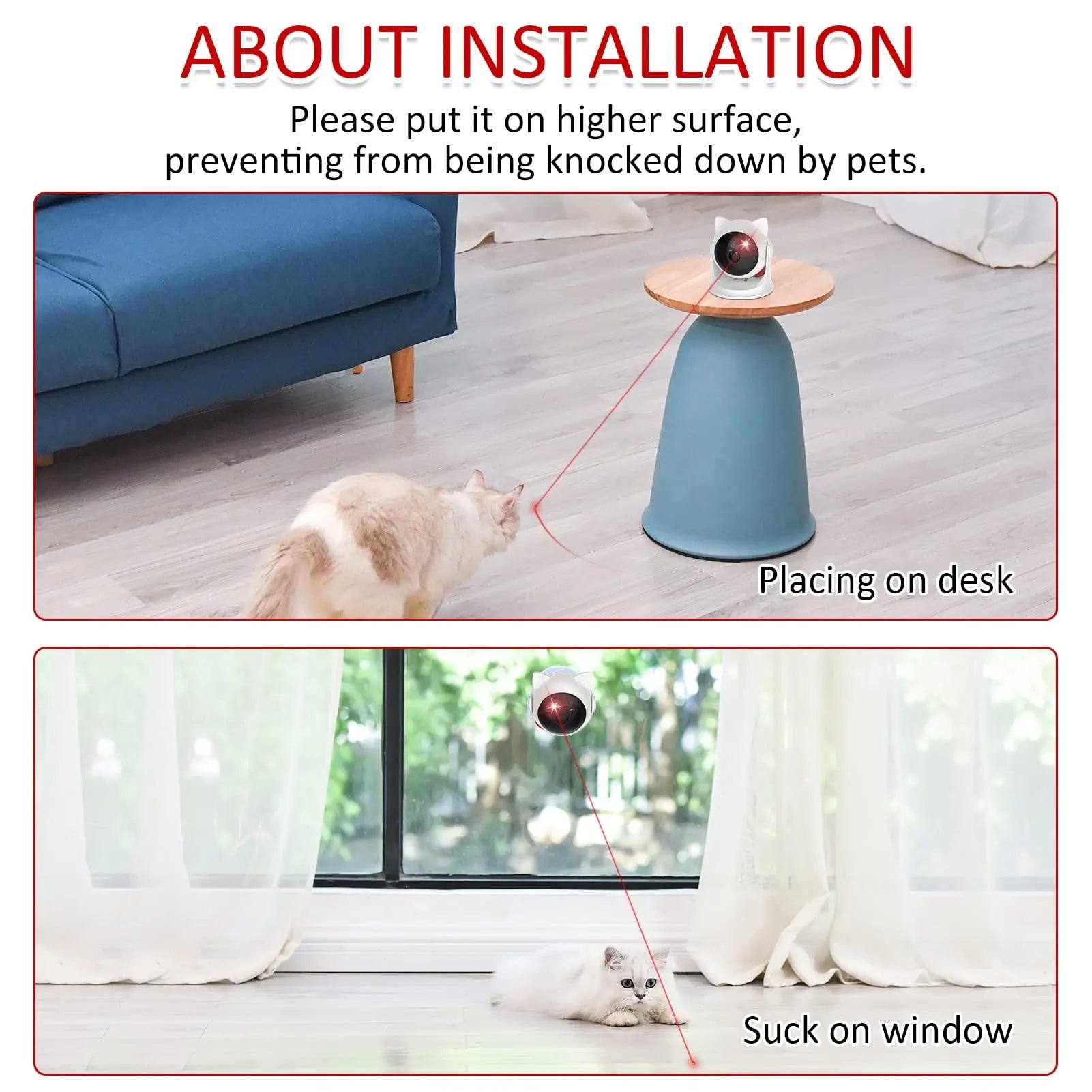 Cat Laser Toy Automatic Motion Activated