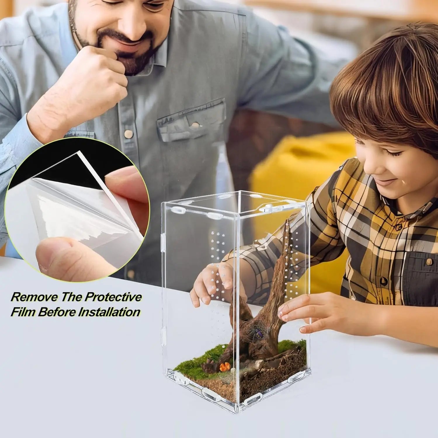 Reptile Terrarium Habitat Breeding Box Reptiles Cage