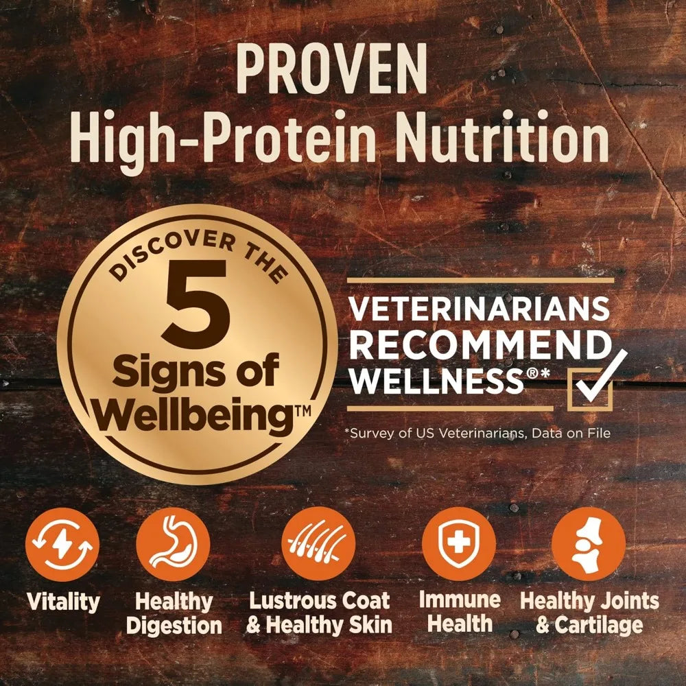 Grain-Free High-Protein Large Breed Adult Dry Dog Food, Made in USA with Real Chicken & Natural Ingredients