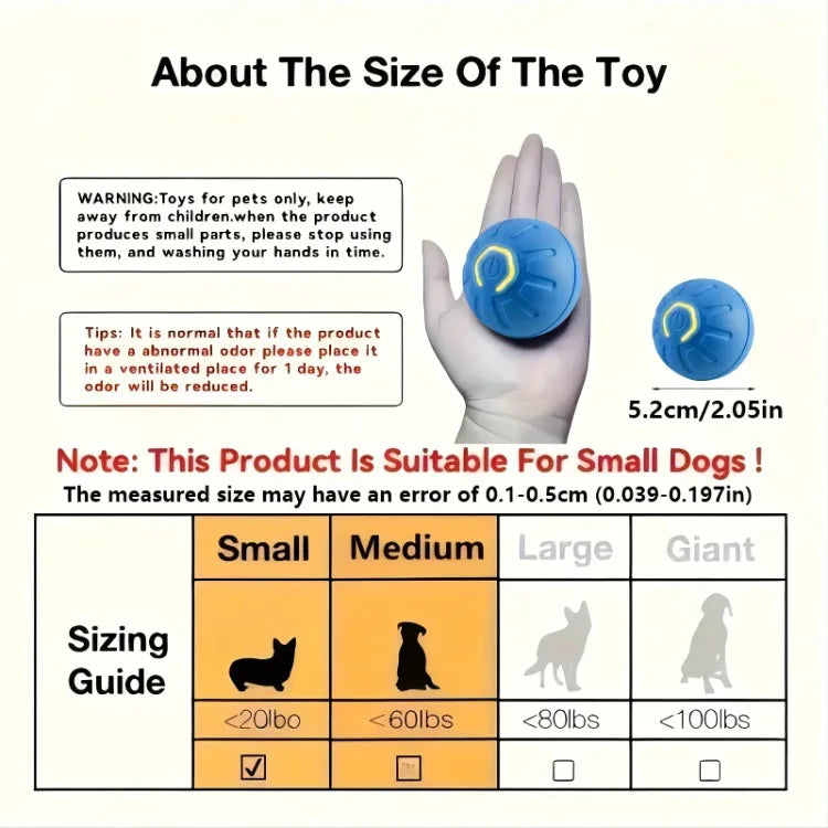 Dog Ball Electronic Interactive Pet Toy