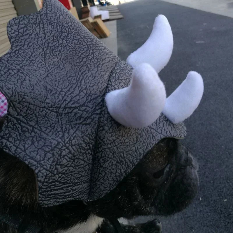 Triceratops Dinosaur Costume Hats For Cats and For Dogs