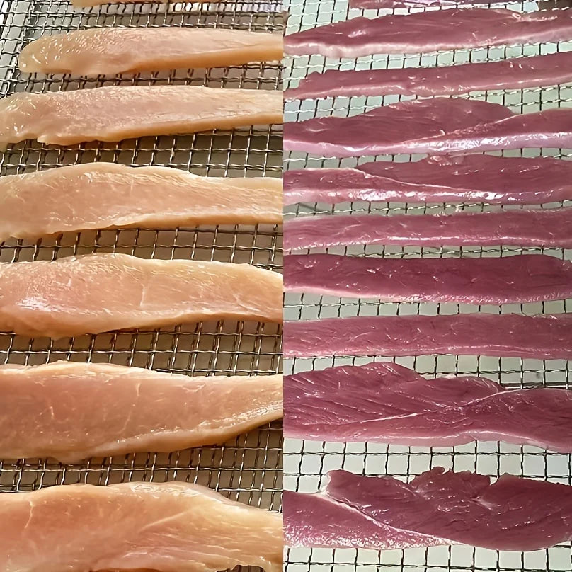 150g/5.29oz Chicken Jerky and Duck Jerky Dog Treats For Small, Medium, Large Dog, Made With Real Pure Duck - Healthy