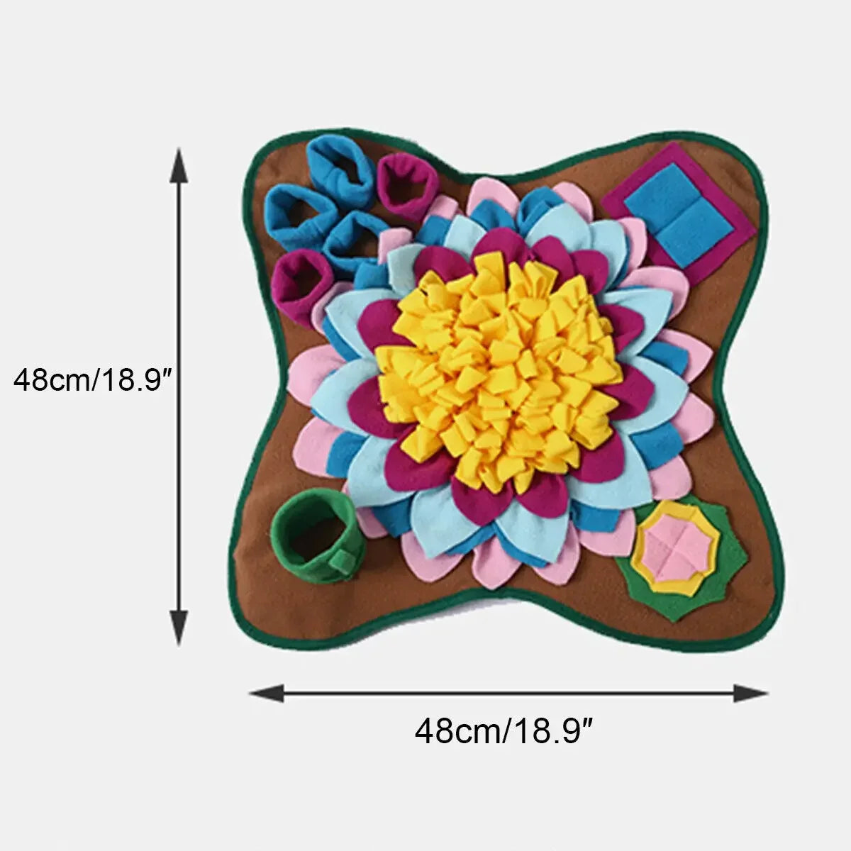 Snuffle Mat Pet Leak Food Anti Choking Mat Training Blanket Nose Work Toy Pet Slowing Feeding