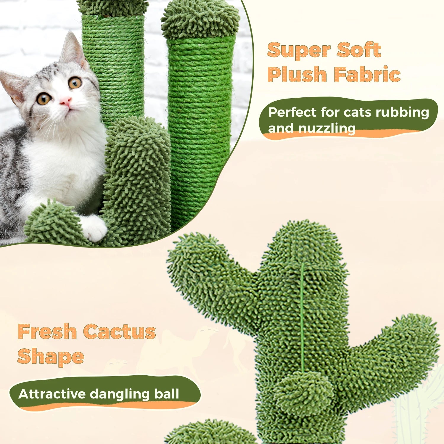Cactus Cat Scratcher Post