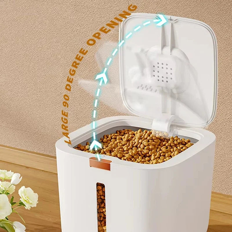 large storage barrel food sealed moisture-proof cat food and dog food