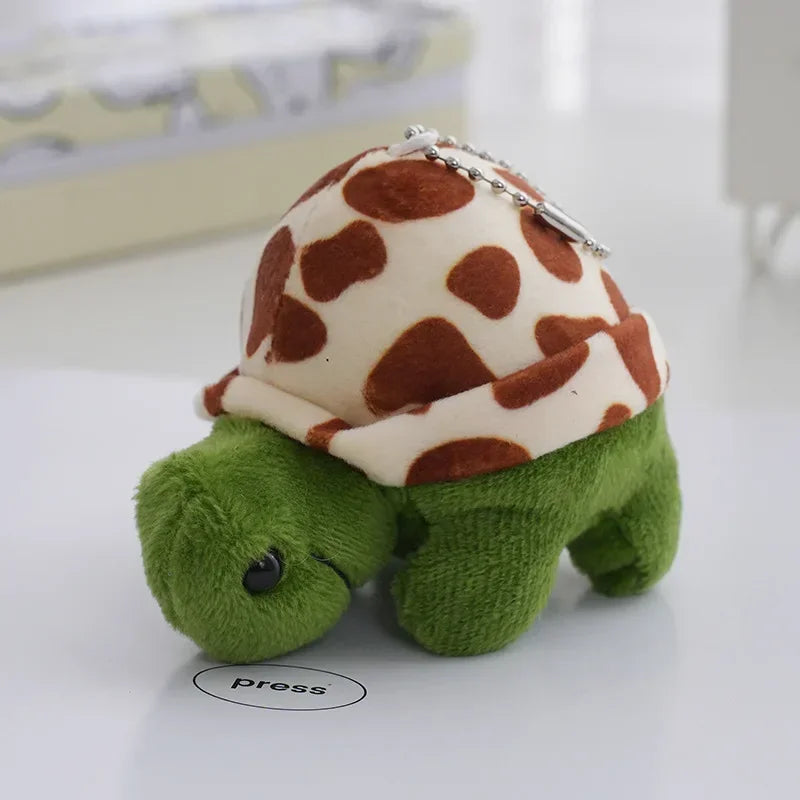 1pc Random Color Turtle Shaped Plush Toy For Dogs