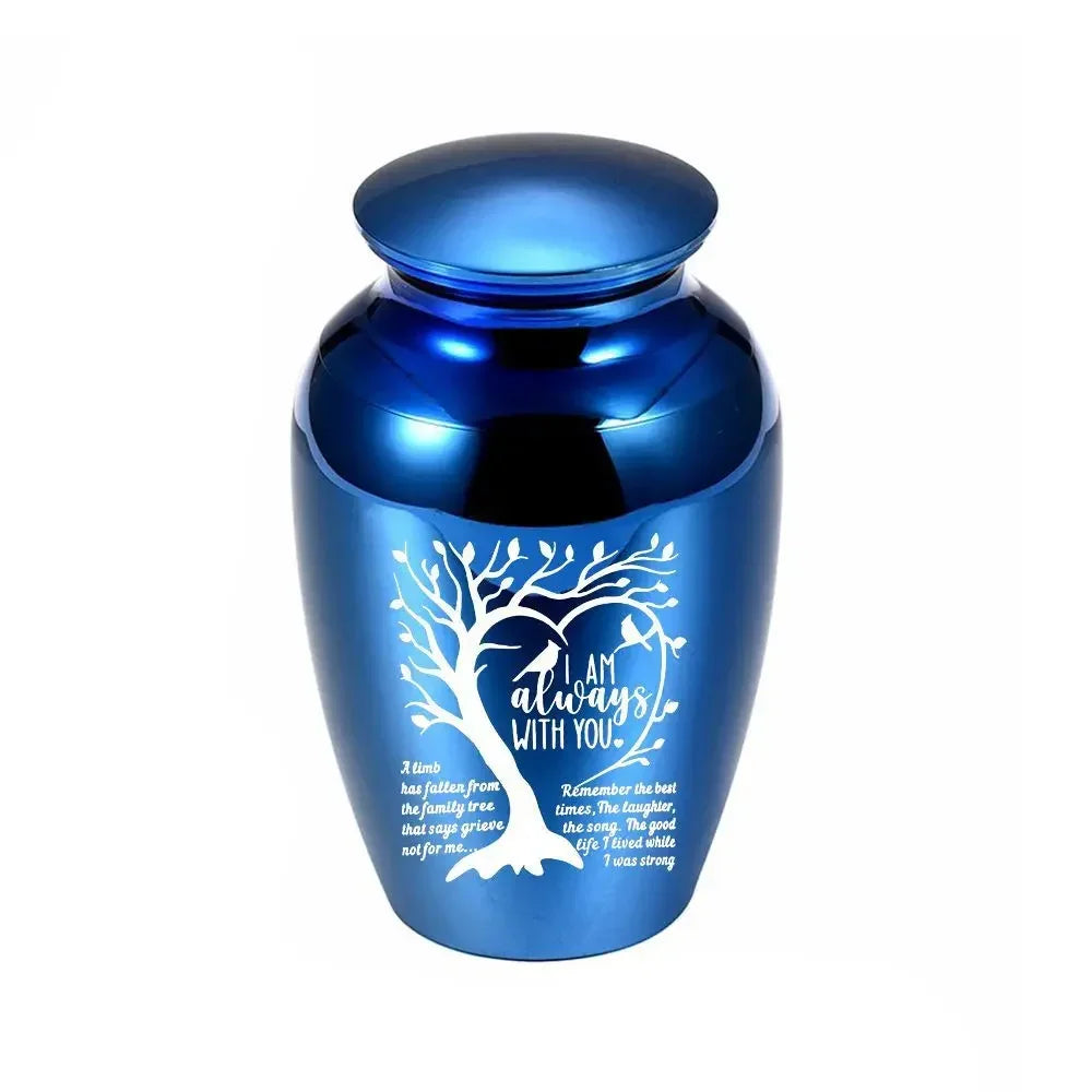 Pet family ashes cremation jar Pet ashes box Life tree ashes jar