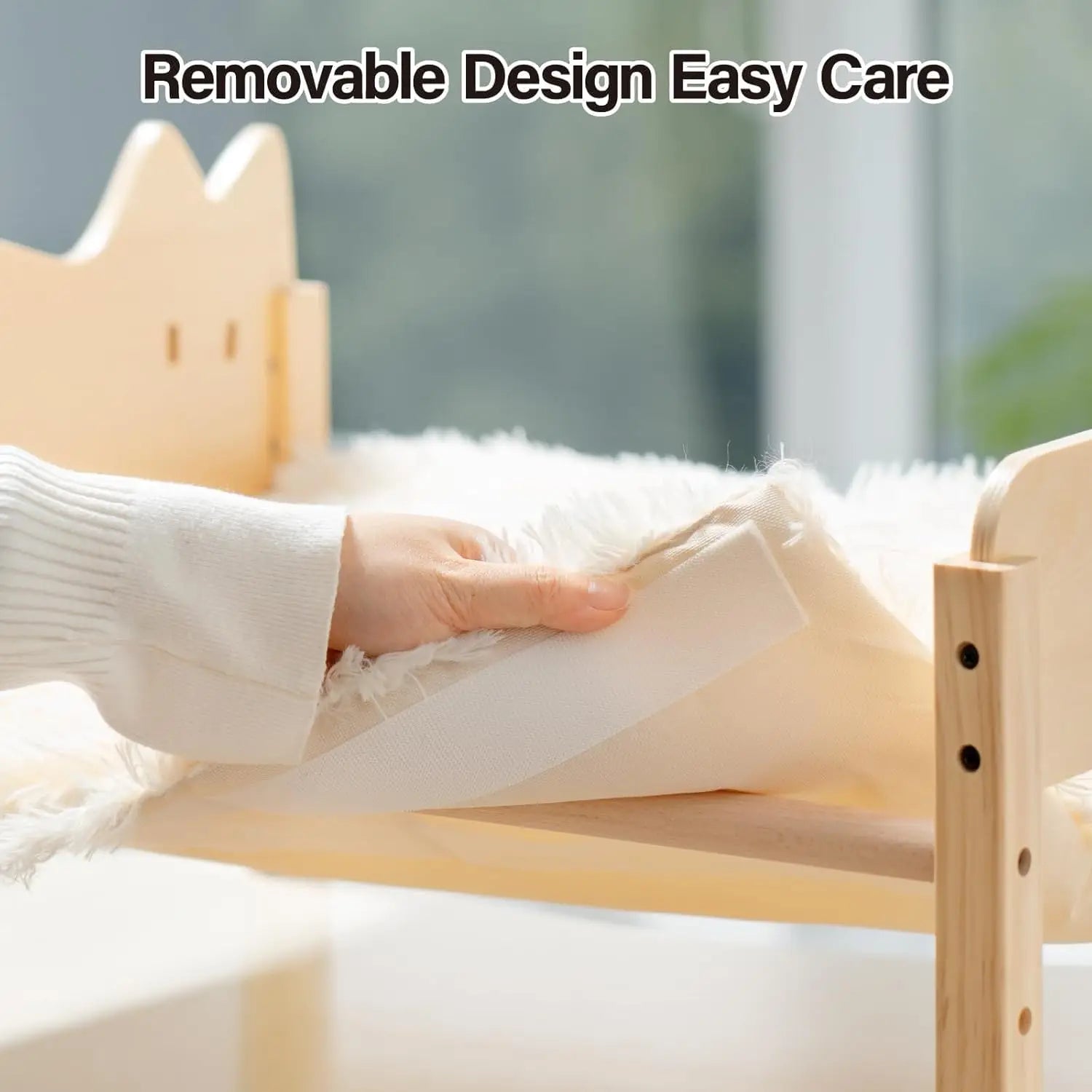 Cat Bed Elevated 21.7" X 16"