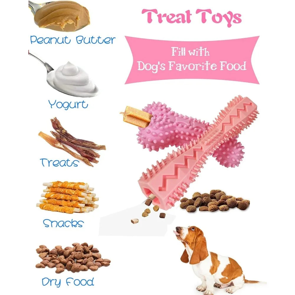 Dog Chew Toy for Small Puppies Teething Toys for Cleaning Teeth