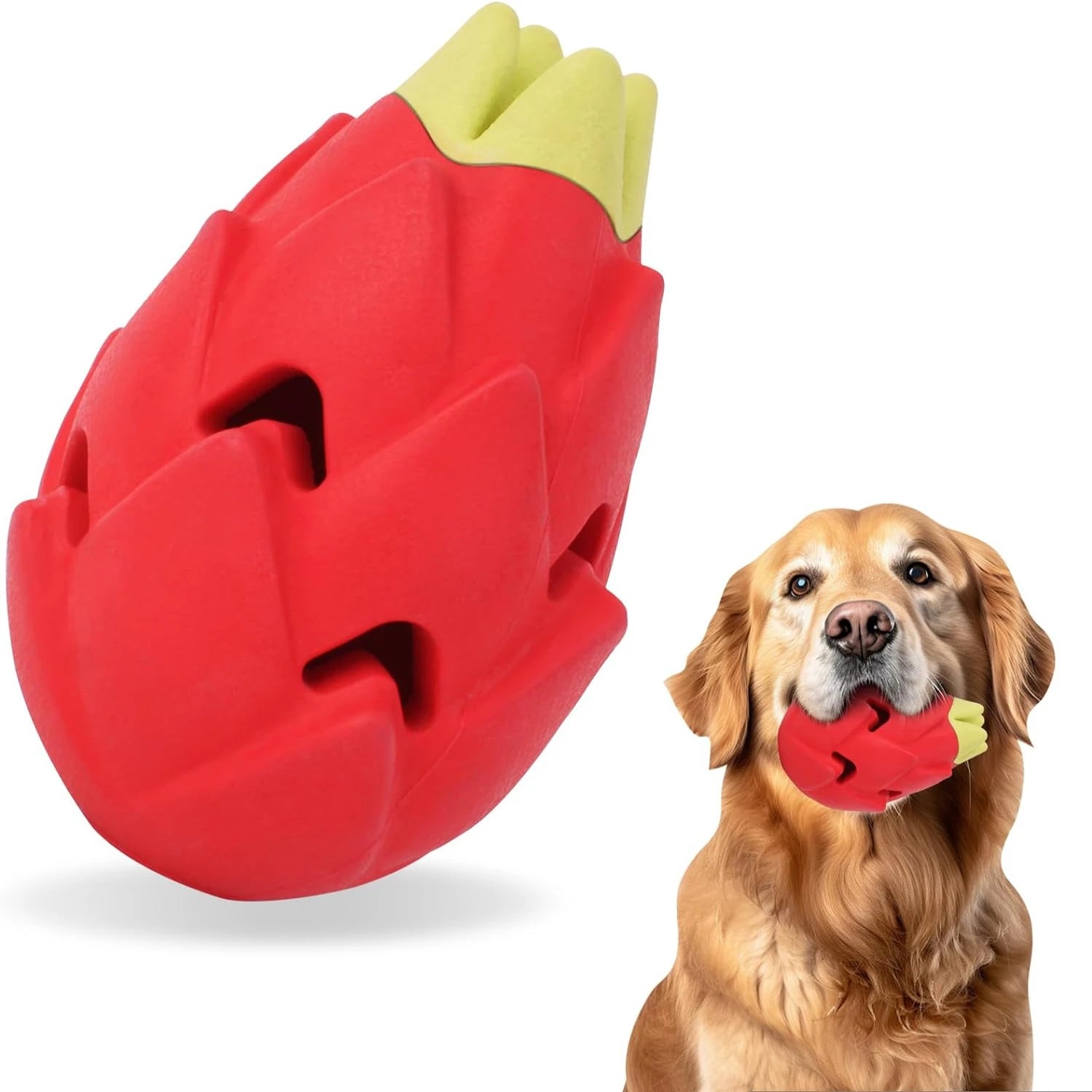Colorful and durable dog chew toy for heavy chewers