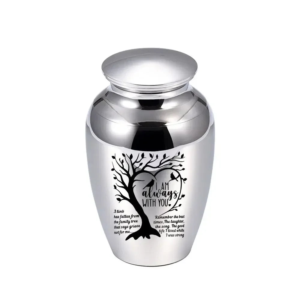Pet family ashes cremation jar Pet ashes box Life tree ashes jar