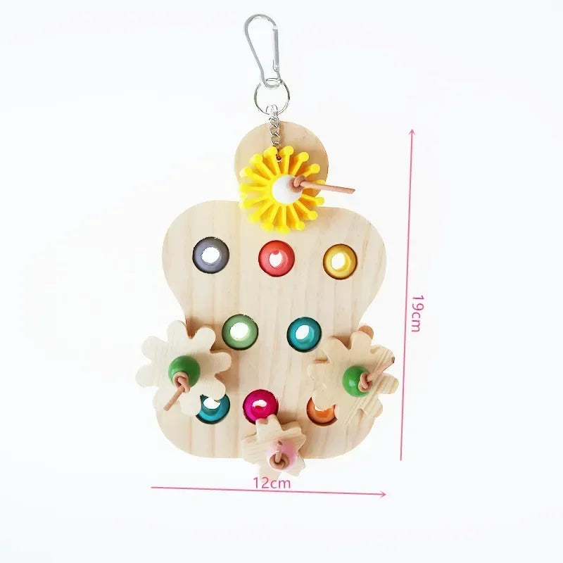 Parrot Chew Toy Interactive Educational Trainer