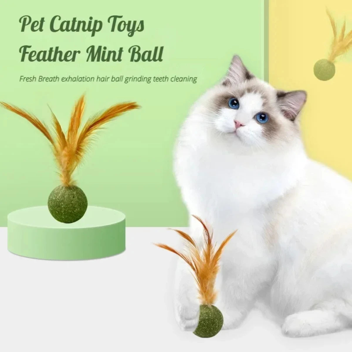 Cat Mint Ball Edible Catnip Ball