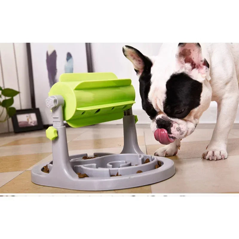 Dog Puzzle Roller Missing Food Toy Feeding Interactive Toy