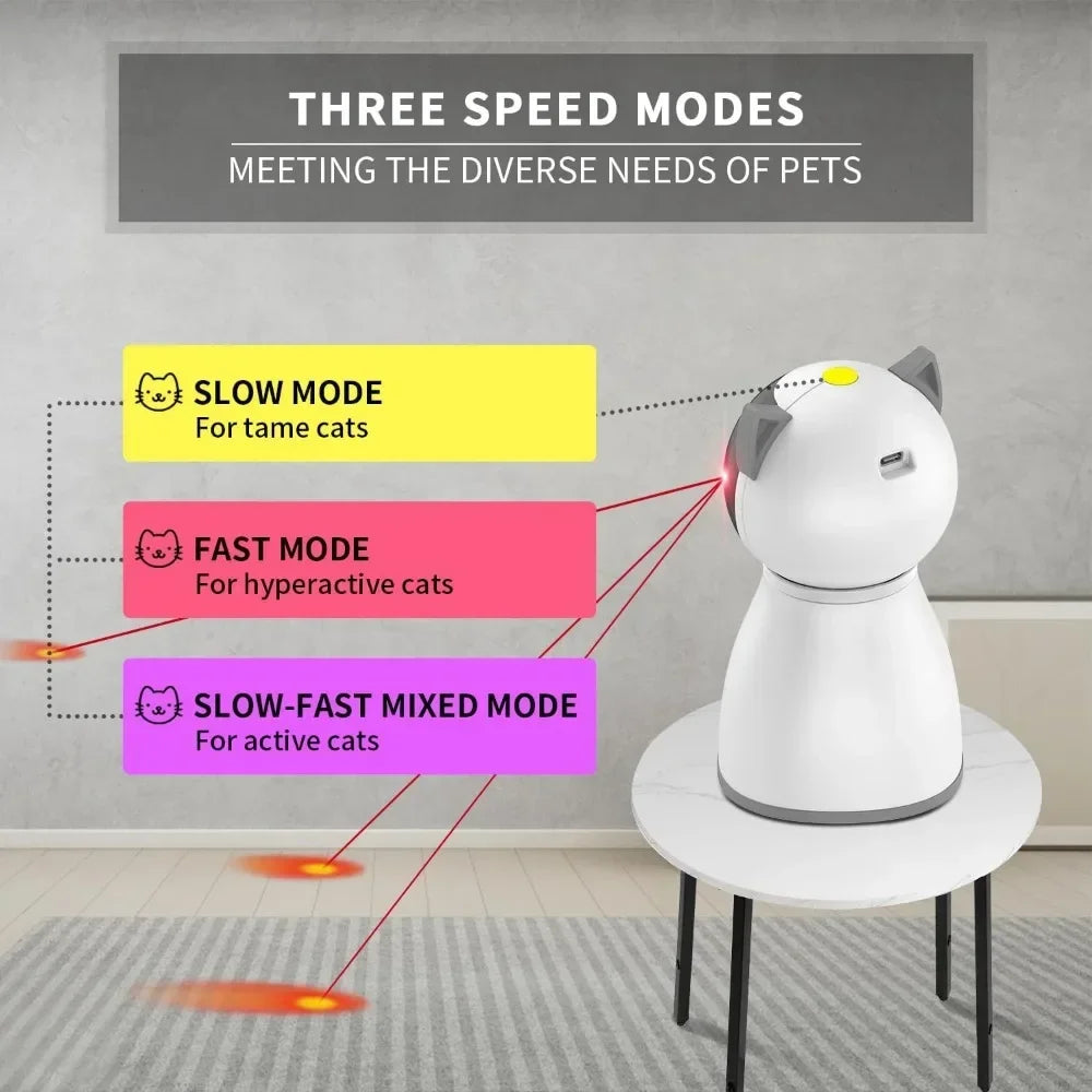 Motion Activated Rechargeable Automatic Cat Laser Toy