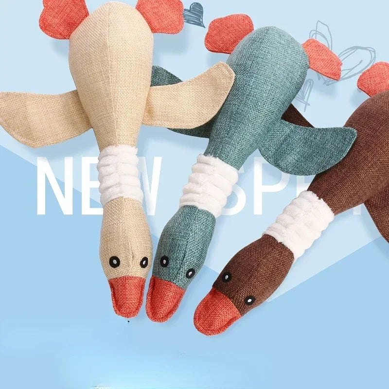 Mallard Duck Dog Toy for Aggressive Chewers