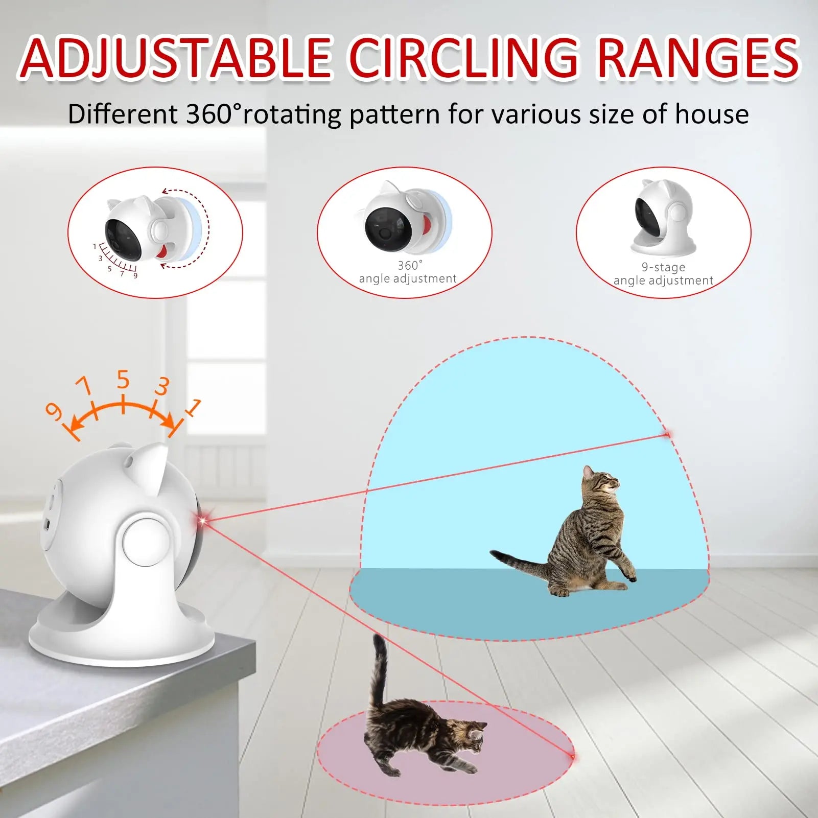 Cat Laser Toy Automatic Motion Activated
